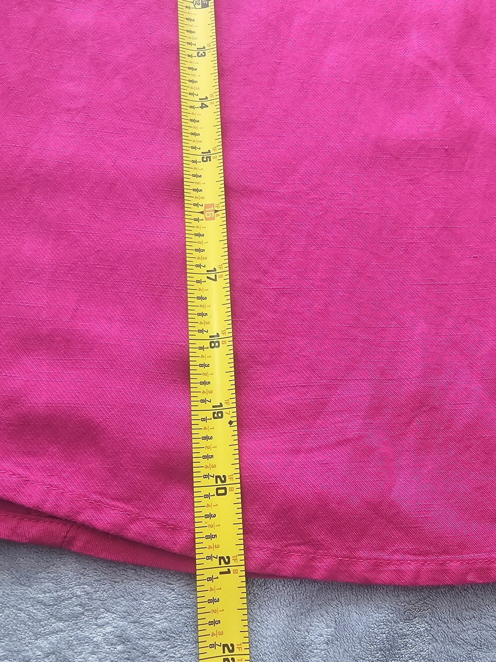 NWT Anthropologie Floreat Balloor Sleeve Peasant Top Size 2 Magenta Linen Blend - Picture 15 of 15